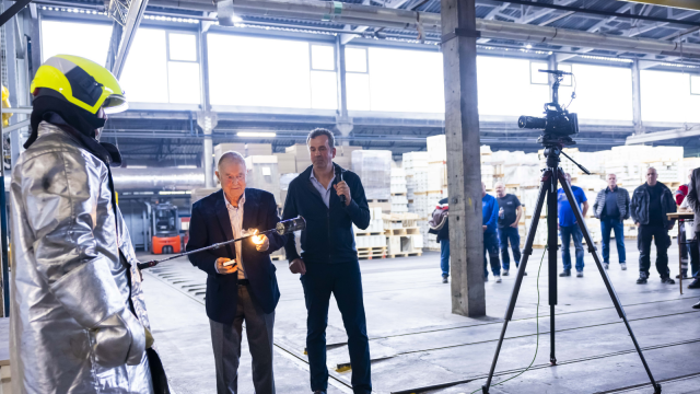 IGNITION CEREMONY OF RIEDHAMMER’S HIGH TEMPERATURE TUNNEL KILN HTTO AT FA. STEULER, GERMANY